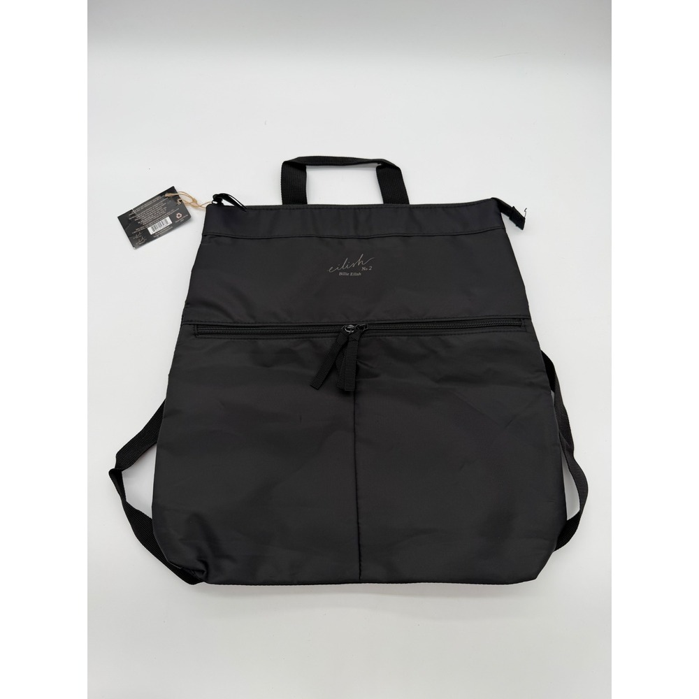 Billie Eilish Eilish No. 2 Black Backpack Tote Bag Merch New